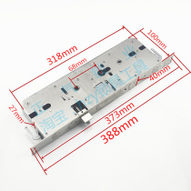 S SJ485 长 length 388mm overlord square edge double hole multi-function security door stainless steel fingerprint lock lock body