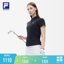 FILA ATHLETICS Official Womens Short Sleeve POLO2022 Summer New Fashion Sports Golf