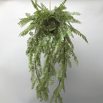 Simulation Plant Wall-mounted Restaurant Ceiling Green Plant Decoration Bar Net Red Punch Card Top Garden Forest Landscape Fabrication Pendulum