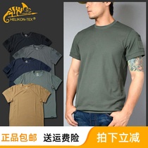Helikon Hliken T-shirt Mens Short Sleeve Round Neck Loose Outdoor Casual Sistit Mens Summer Thin Breathable
