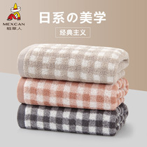 3 Scarecrow towel cotton wash face Bath home couple men and women cotton water absorption is not easy to lose hair face towel