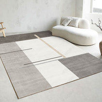 北欧地毯客厅轻奢茶几毯家用黑白现代简约ins房间满铺卧室床边毯