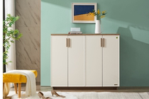Quanyou home simple economy space-saving home entrance cabinet Nordic simple style shoe cabinet 802565