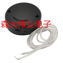 CR2032 button battery box Two batteries with cover with switch battery holder 6V smiley face with flashing function Black
