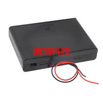 No. 5 6 sections with cover and switch 6 sections No. 5 battery box with red and black wire AA * 6 Battery Box 9v No. 5 six sections