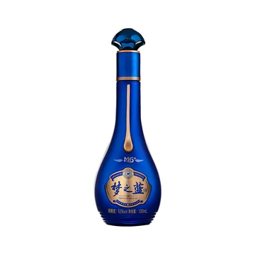 新品　未開封　夢之藍　M6+ 550ml 52% 夢之藍 M6+ 52度 550ml □洋河大曲の幻の白酒15年熟成品 : お酒