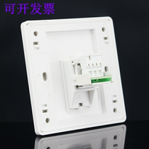 Single port cable voice RJ11 socket one telephone panel with telephone panel module 86 type telephone