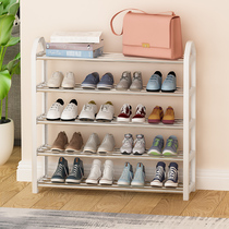 Simple shoe shelf household economy put small door storage artifact thickened indoor good-looking multi-layer dustproof shoe cabinet