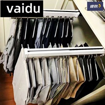 vaidu pants rack trousers hanging durable pull-out tube cabinet clothes rack clothing store traceless base trousers telescopic