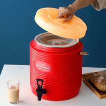 Factory direct commercial plastic milk tea barrel 304 double milk milk tea stainless steel insulation barrel