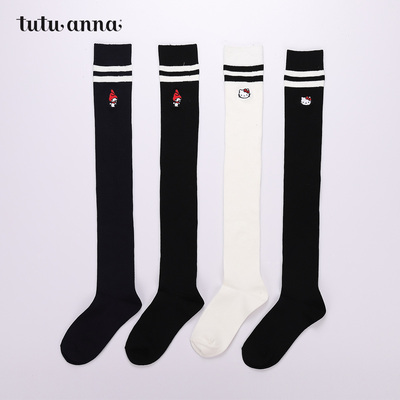 taobao agent Hello kitty, fashionable socks, with embroidery