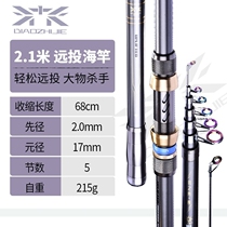 Sea Rod Throw Rod Fishing Rod Suit Combination Complete of Ultra Hard Big Things Far Throw Rod Sea Rod Metal Wheel Thrower