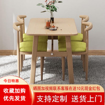 Table and chairs Combined Jane about small family Type 4 6 people dining dinner table Home Rectangular Rental House Suit Table