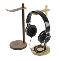  abothline Headset base pylons Wireless wooden headset stand Bluetooth display headset stand