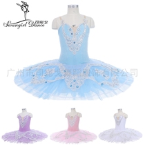 Childrens dream Violet ballet dress ballet group performance costume TUTU skirt one-piece dress