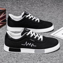 Mens shoes Summer Korean version Trend Low Tide Shoes 2022 New men Leisure 100 Lap Canvas Deodorant Sports Board Shoes