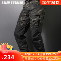 Different soldiers autumn and winter hot sale thick slim narrow foot mouth camouflage tactical pants mens military fans clothing shoes
