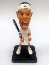 Tennis car shaking head master Nadal Nadal Tennis tournament classic commemorative White limited doll