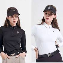 Korean version of golf clothing ladies long sleeve T-shirt autumn and winter warm quick-drying slim GOLF women's new style