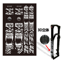 Enlee 3D car stickers personality fork protection stickers road car wear-resistant non-slip waterproof protective film