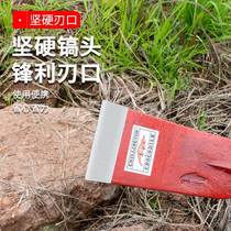 Haxe pickaxe pickaxe pickaxe pickaxe steel pickaxe double flat pointed chisel ice pickaxe hoe
