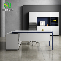 Manager office table and chair combination simple modern office furniture small supervisor single studio fashion boss table