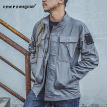 Emerson Emersongear Mens Thin Long Sleeve Coat Blue Standard Beetle Tactical Commuter Spring and Autumn Jacket