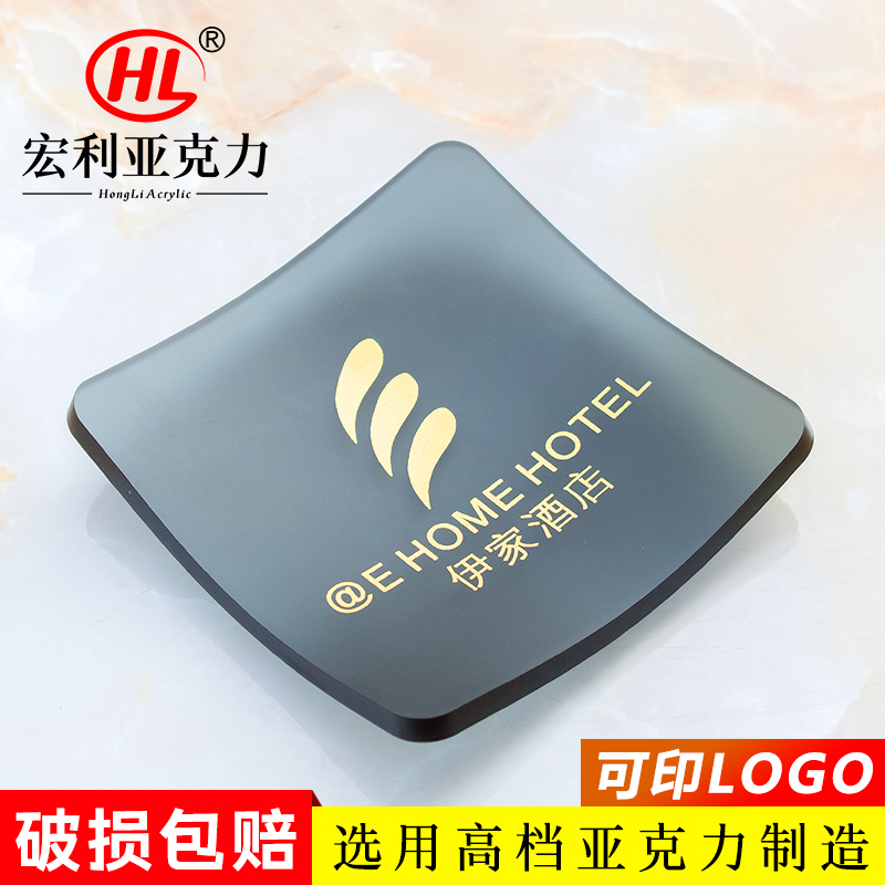 Ackle Hotel bathroom supplies soap box soap tray soap scrub plastic hand soap small soap dish black