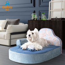 Kennel Large Dog Four Seasons Universal Sofabed Removable Warm Dog Bed Golden Hair Mat Pet Supplies