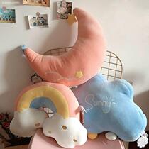 Nordic ins sofa pillow cushion bedside decoration bed pillow bay window cute girl sleeping pillow living room