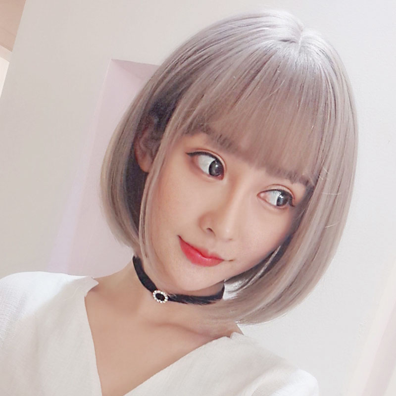 Pseudo-mother wig womens short womens clothing big man supplies cos mens hooded short hair repair face cd disguised whole fake hair suit