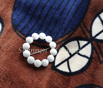 S-Q New Products Export single metal color Nordic small female wreath semicircle design simple decorative brooch jewelry
