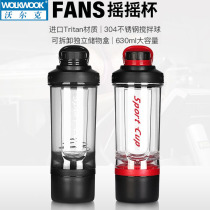 tritan shaking Cup fitness large capacity portable scale sports water cup men milkshake mixing cup protein powder Cup