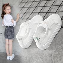 Next inss girls 2021 summer new white shoes childrens board shoes mesh sports leisure breathable mesh shoes