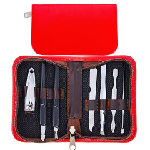 Jinli nail Clipper set Fruit color 7-piece set Nail scissors Nail clippers Nail manicure pedicure tools CP-7