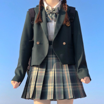 jk uniform set autumn and winter forest to letter dress Japanese suit College Wind Spring suit jacket female full set