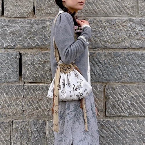 Этническая сумка на одно плечо, ципао, китайский стиль, этнический стиль, на шнурках