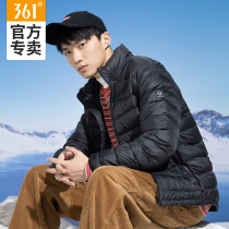 Gong Jun Tongtong 361 down jacket male spring light thin sportswear 2022 new men stand mens jacket °