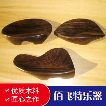 High-grade violin accessories Violin gills ear type mid-span bridge unilateral ebony primary color 4 4