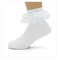 Latin Dance Accessories Girls White Socks