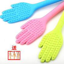 Meridian patting plate health beating back beating board beating plate beating hammer beating back silicone massage stick home sand plate