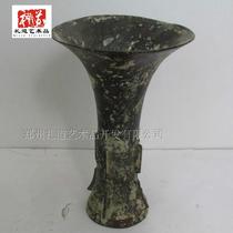 Do the old black red iron rust imitation antique bronze ware wine culture to play the collection Wedding Celebration and TV props Swing Piece Crafts
