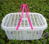 Special price Square Bayberry basket grape basket 10kg plastic portable fruit basket strawberry picking basket with cover
