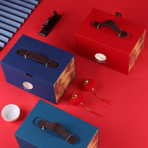 Chinese New Year special sausage gift packaging empty gift box New Year gift box empty box custom logo New Year gift box