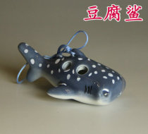 () Taiwan TNG tofu shark six-hole cartoon Ocarina