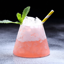 Bar soul ins Net red Japanese Fuji cup Creative beer Cocktail cup Juice Milk cup Ice cream cup