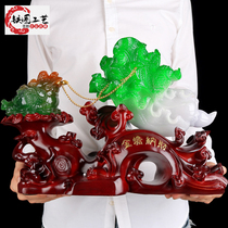 Zhaocai Jade Cabbage Decoration Company Hotel opens gift desk decoration cashier living room