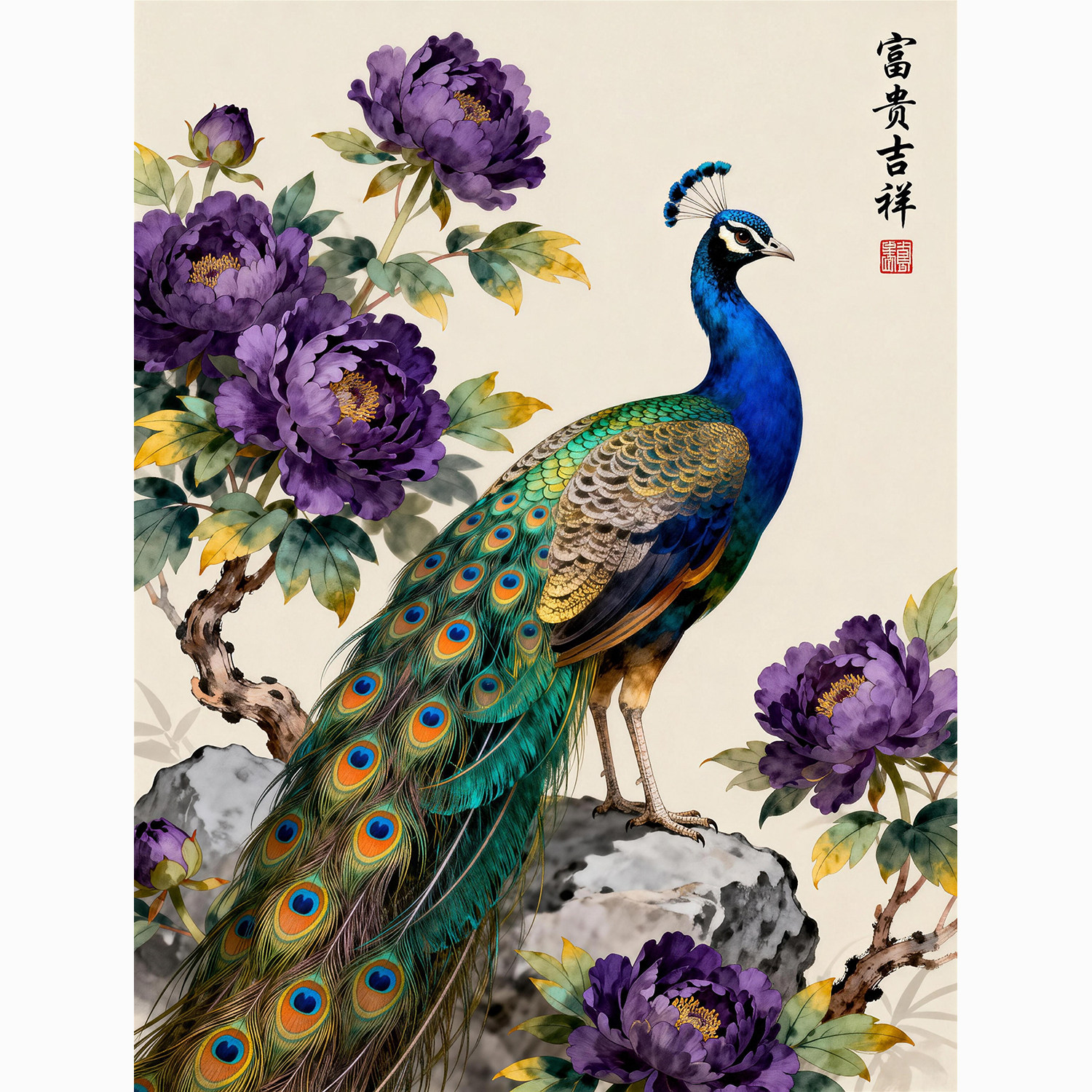 孔雀牡丹挂画-孔雀牡丹挂画促销价格、孔雀牡丹挂画品牌- 淘宝