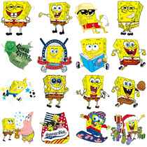  100 Spongebob Stickers Suitcase Notebook Motorcycle Waterproof Stickers Cartoon Skateboard Guitar Stickers