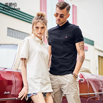 Yingjue lun 2021 summer new polo shirt mens short-sleeved couple t-shirt embroidered paul mens half-sleeved top